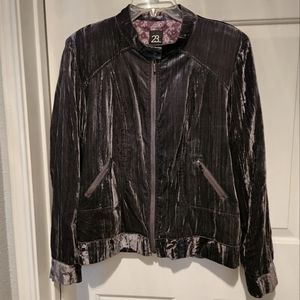 JRs Crushed Velvet Bomber XL